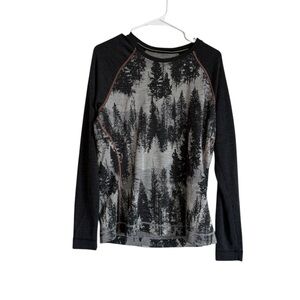 Smartwool Merino 250 Gray Long Sleeve Shirt- women’s XL